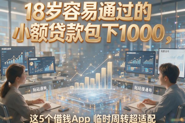 18岁容易通过的小额贷款包下1000,这5个借钱App临时周转超适配