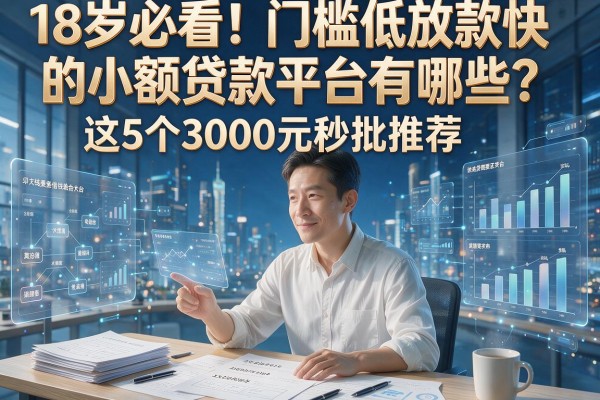 18岁必看!门槛低放款快的小额贷款平台有哪些?这5个3000元秒批推荐