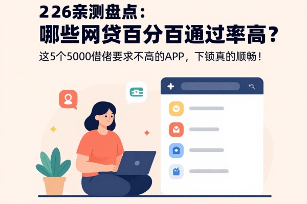 2026亲测盘点：哪些网贷百分百通过率高？这5个5000借款要求不高的APP，下款真的顺畅！