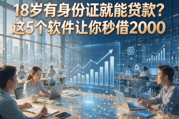 18岁有身份证就能贷款?这5个软件让你秒借2000!