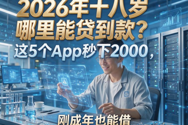 2026年十八岁哪里能贷到款？这5个App秒下2000，刚成年也能借！