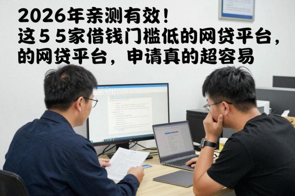 2026年亲测有效！这5家借钱门槛低的网贷平台，申请真的超容易