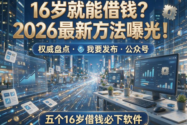 16岁就能借钱？2026最新方法曝光！权威盘点五个16岁借钱必下软件