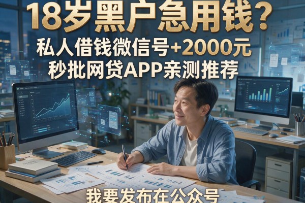 18岁黑户急用钱?私人借钱微信号+2000元秒批网贷APP亲测推荐