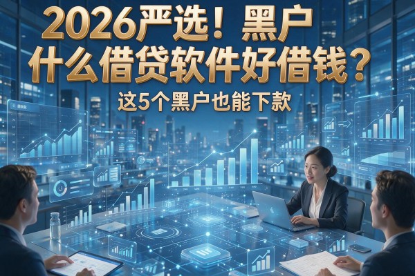 2026严选!黑户什么借贷软件好借钱?这5个黑户也能下款!