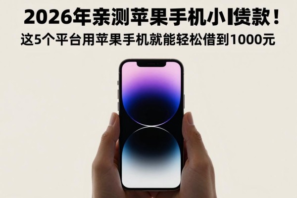 2026年亲测苹果手机小额贷款!这5个平台用苹果手机就能轻松借到1000元