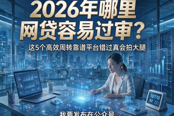 2026年哪里网贷容易过审?这5个高效周转靠谱平台错过真会拍大腿!