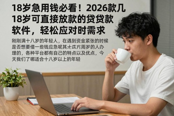 18岁急用钱必看!2026年这几款18岁可直接放款的贷款软件,轻松应对临时需求