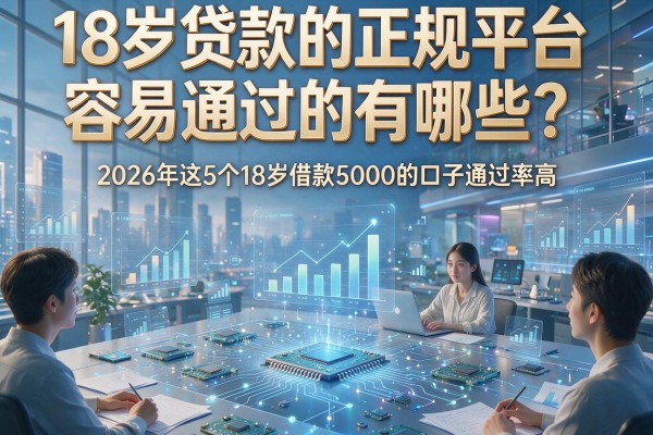 18岁贷款的正规平台容易通过的有哪些?2026年这5个18岁借款5000的口子通过率高
