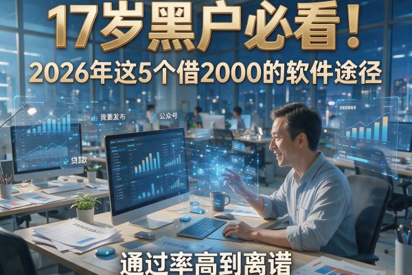 17岁黑户必看!2026年这5个借2000的软件途径,通过率高到离谱