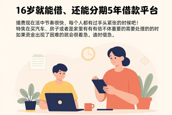 16岁就能借、还能分期5年的借款平台,2026年最新盘点来了
