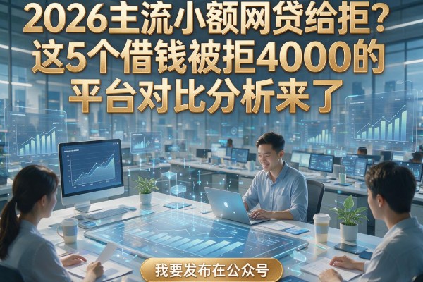 2026主流小额网贷给拒?这5个借钱被拒4000的平台对比分析来了!