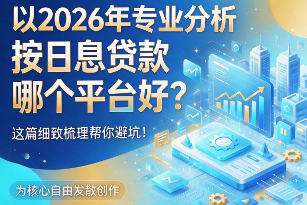 2026年专业分析：按日息贷款哪个平台好？这篇细致梳理帮你避坑！