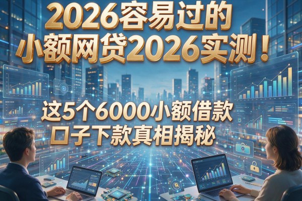 2026容易过的小额网贷2026实测！这5个6000小额借款口子下款真相揭秘