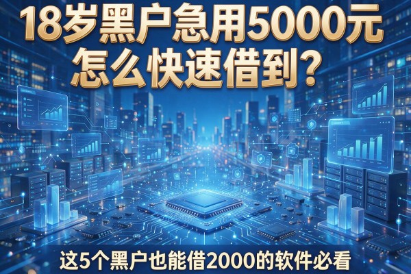 18岁黑户急用5000元怎么快速借到?这5个黑户也能借2000的软件必看!