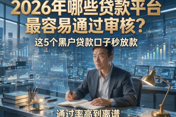 2026年哪些贷款平台最容易通过审核?这5个黑户贷款口子秒放款,通过率高到离谱!
