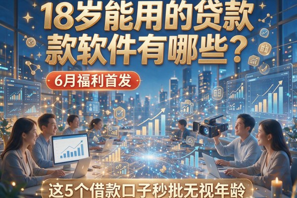 18岁能用的贷款软件有哪些？6月福利首发，这5个借款口子秒批无视年龄！
