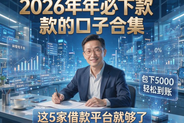 2026年必下款的口子合集，包下5000轻松到账，这5家借款平台就够了！