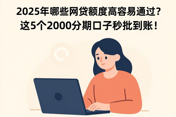 2025年哪些网贷额度高容易通过?这5个2000分期口子秒批到账!