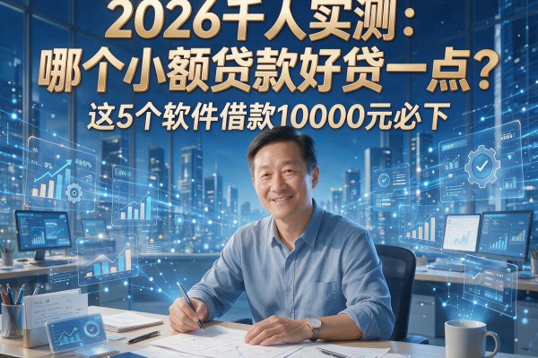2026千人实测:哪个小额贷款好贷一点?这5个软件借款10000元必下!