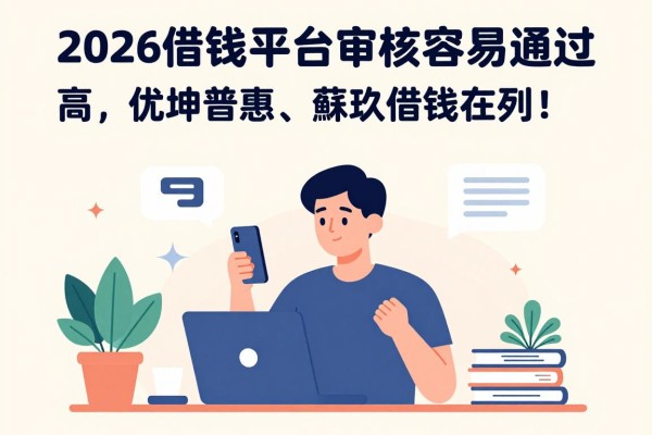 2026实锤推荐！这5个借钱平台审核容易通过率高，优坤普惠、蘇玖借钱在列！