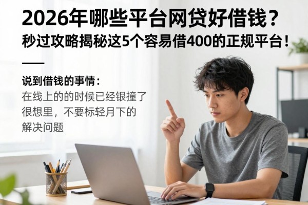 2026年哪些平台网贷好借钱?秒过攻略揭秘这5个容易借4000的正规平台!