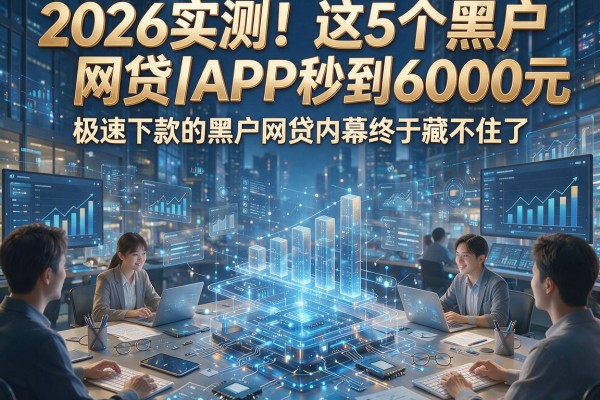 2026实测！这5个黑户网贷APP秒到6000元，极速下款的黑户网贷内幕终于藏不住了