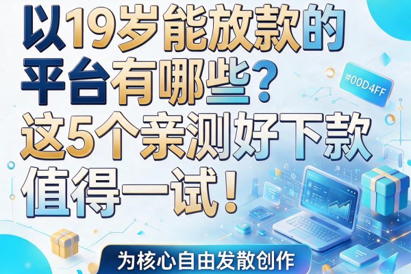 19岁能放款的平台有哪些?这5个亲测好下款,值得一试!
