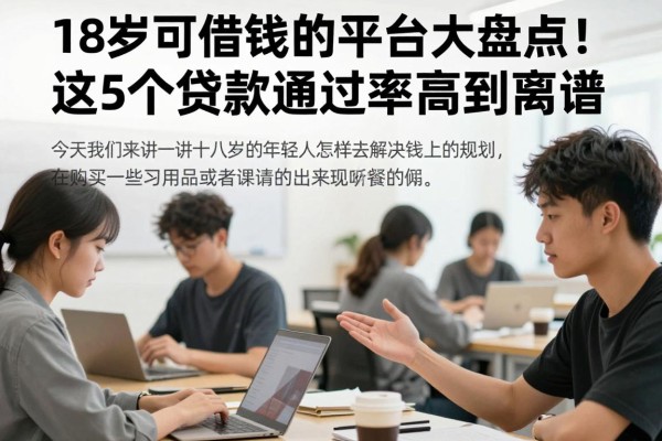 18岁可借钱的平台大盘点！这5个贷款通过率高到离谱