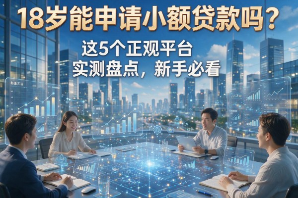 18岁能申请小额贷款吗?这5个正规平台实测盘点,新手必看!