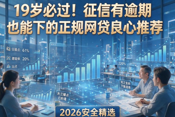 19岁必过!征信有逾期也能下的正规网贷良心推荐(2026安全精选)