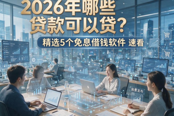 2026年哪些贷款可以贷？精选5个免息借钱软件，速看！