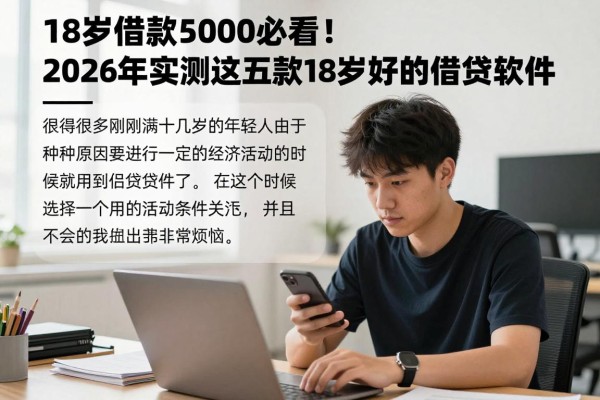 18岁借款5000必看！2026年实测这五款18岁好用的借贷软件