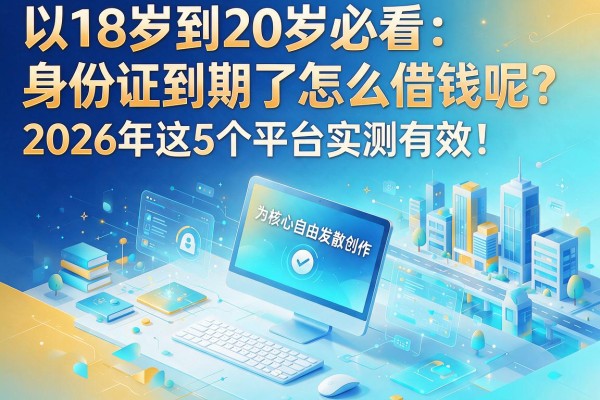 18岁到20岁必看：身份证到期了怎么借钱呢？2026年这5个平台实测有效！