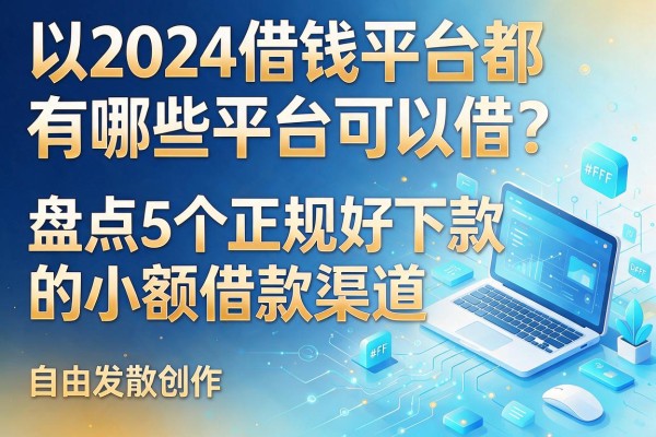 2024借钱平台都有哪些平台可以借?盘点5个正规好下款的小额借款渠道