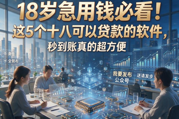 18岁急用钱必看!这5个十八可以贷款的软件,秒到账真的超方便
