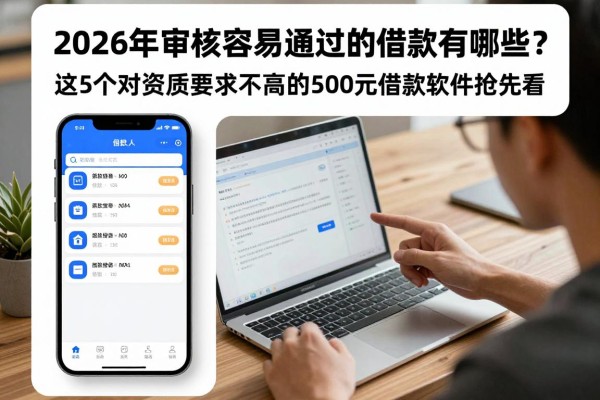 2026年审核容易通过的借款有哪些?这5个对资质要求不高的500元借款软件抢先看!