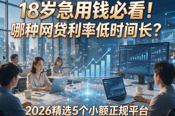 18岁急用钱必看!哪种网贷利率低时间长?2026精选5个小额正规平台