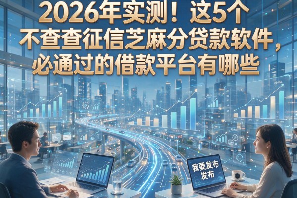 2026年实测!这5个不查征信芝麻分贷款软件,必通过的借款平台有哪些?