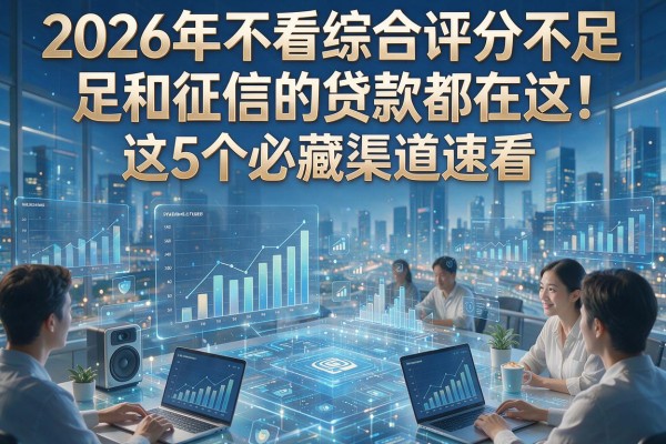 2026年不看综合评分不足和征信的贷款都在这!这5个必藏渠道速看