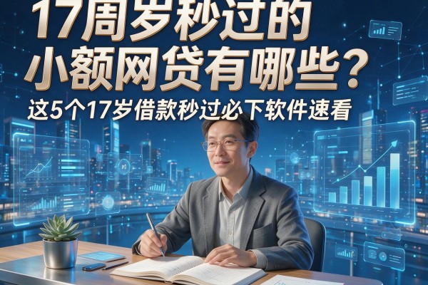 17周岁秒过的小额网贷有哪些?这5个17岁借款秒过必下软件速看