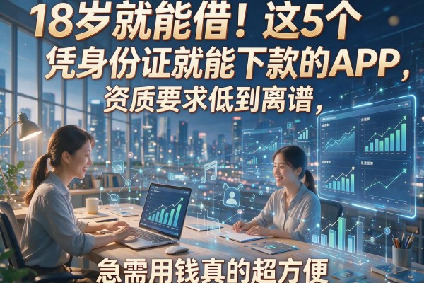 18岁就能借！这5个凭身份证就能下款的APP，资质要求低到离谱，急需用钱真的超方便