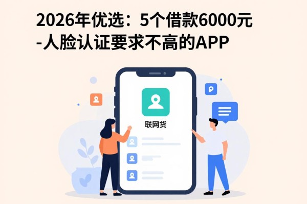 2026年优选:5个借款6000元人脸认证要求不高的APP,最新不用人脸认证的网贷内部通道盘点