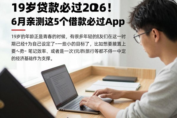 19岁贷款必过2026！6月亲测这5个借款必过App，九千元马上放款