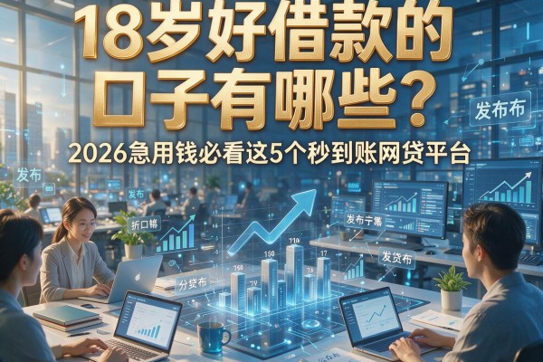 18岁好借款的口子有哪些?2026急用钱必看这5个秒到账网贷平台