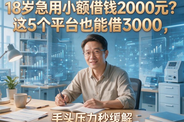 18岁急用小额借钱2000元?这5个平台也能借3000,手头压力秒缓解!