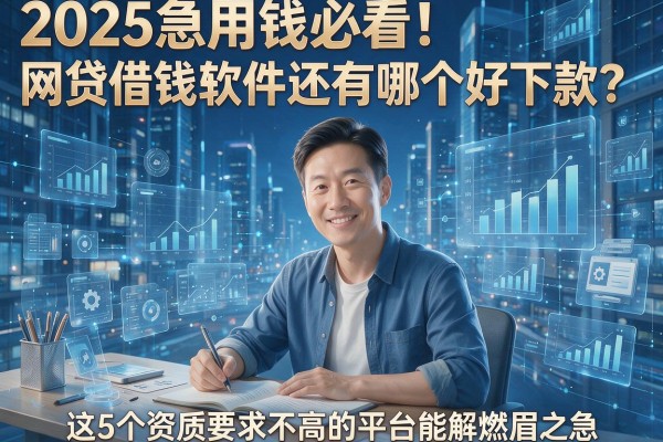2025急用钱必看！网贷借钱软件还有哪个好下款？这5个资质要求不高的平台能解燃眉之急