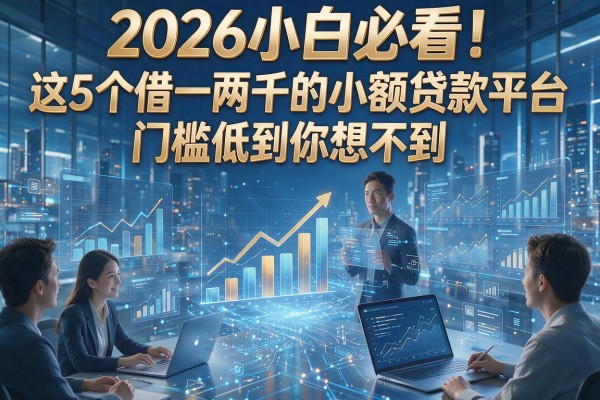 2026小白必看！这5个借一两千的小额贷款平台，门槛低到你想不到