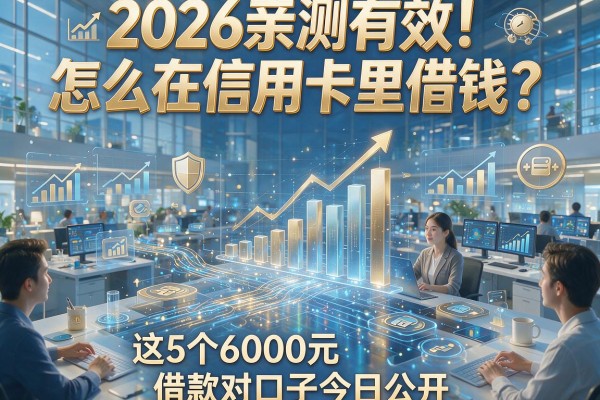 2026亲测有效!怎么在信用卡里借钱?这5个6000元借款对口子今日公开