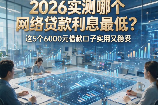 2026实测哪个网络贷款利息最低？这5个6000元借款口子实用又稳妥！